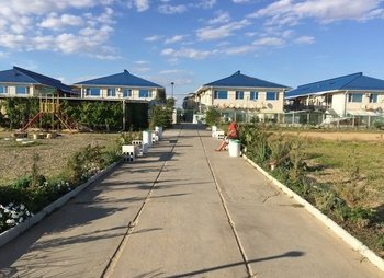 Эллинги на берегу моря в Крыму Прибрежное